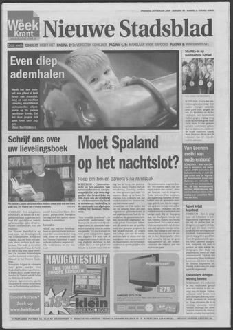 Het Nieuwe Stadsblad 2008-02-20