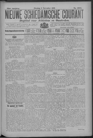 Nieuwe Schiedamsche Courant 1919-11-04