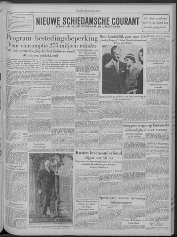 Nieuwe Schiedamsche Courant 1957-02-18