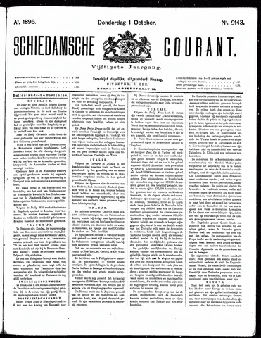 Schiedamsche Courant 1896-10-01