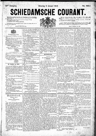 Schiedamsche Courant 1905-01-03