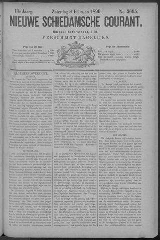 Nieuwe Schiedamsche Courant 1890-02-08