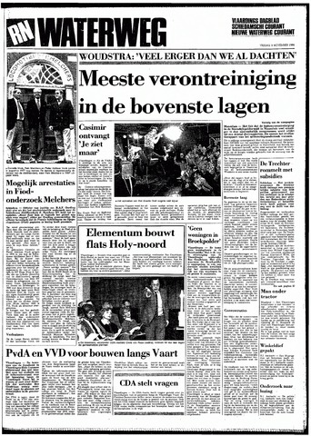 Rotterdamsch Nieuwsblad / Schiedamsche Courant / Rotterdams Dagblad / Waterweg / Algemeen Dagblad 1984-11-09