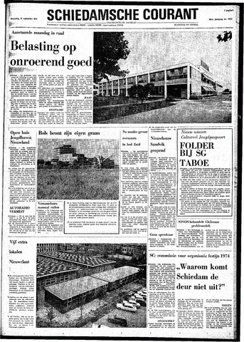 Rotterdamsch Nieuwsblad / Schiedamsche Courant / Rotterdams Dagblad / Waterweg / Algemeen Dagblad 1973-09-19