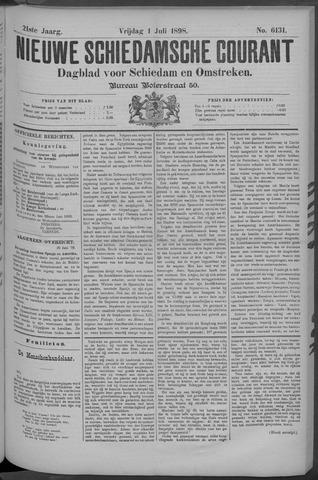 Nieuwe Schiedamsche Courant 1898-07-01