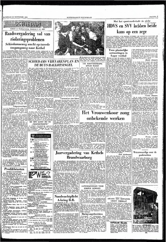 Rotterdamsch Nieuwsblad / Schiedamsche Courant / Rotterdams Dagblad / Waterweg / Algemeen Dagblad 1958-11-29