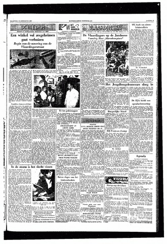 Rotterdamsch Nieuwsblad / Schiedamsche Courant / Rotterdams Dagblad / Waterweg / Algemeen Dagblad 1957-08-12