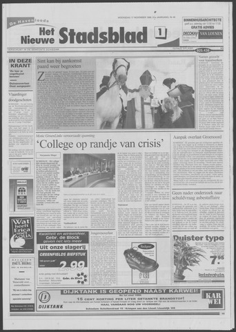 Het Nieuwe Stadsblad 1999-11-17