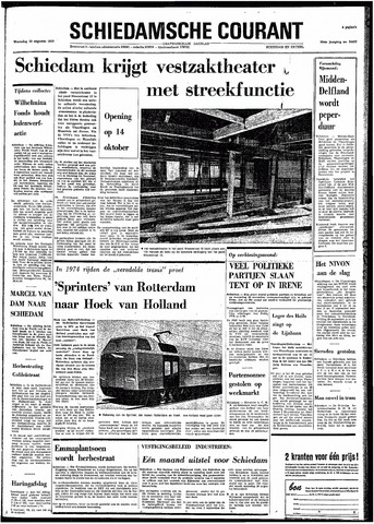 Rotterdamsch Nieuwsblad / Schiedamsche Courant / Rotterdams Dagblad / Waterweg / Algemeen Dagblad 1972-08-23