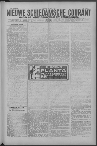 Nieuwe Schiedamsche Courant 1922-04-26