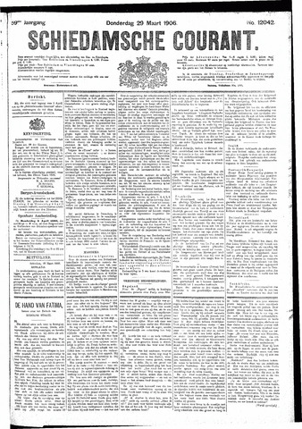 Schiedamsche Courant 1906-03-29