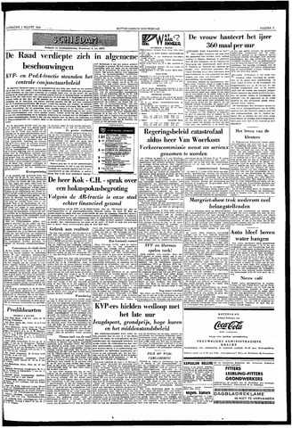 Rotterdamsch Nieuwsblad / Schiedamsche Courant / Rotterdams Dagblad / Waterweg / Algemeen Dagblad 1958-03-01
