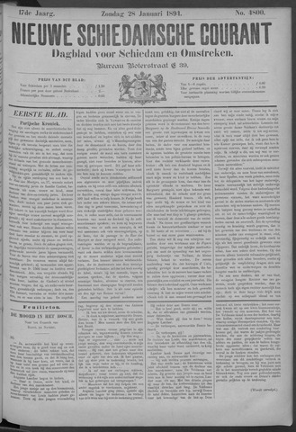 Nieuwe Schiedamsche Courant 1894-01-28