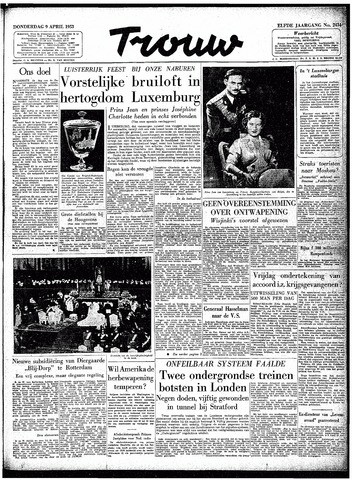 Trouw / De Rotterdammer 1953-04-09