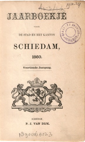 Schiedams Jaarboek 1860-01-01