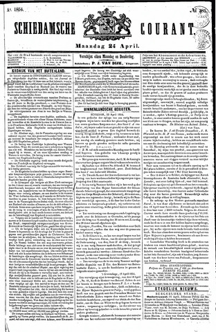 Schiedamsche Courant 1854-04-24