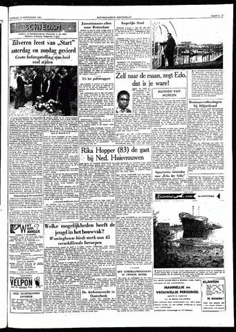 Rotterdamsch Nieuwsblad / Schiedamsche Courant / Rotterdams Dagblad / Waterweg / Algemeen Dagblad 1960-09-13
