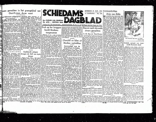 Schiedamsch Dagblad 1944-10-21