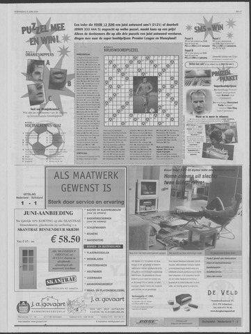 huren Algebra boycot Het Nieuwe Stadsblad | 9 juni 2004 | pagina 27 - Gemeentearchief Schiedam -  Krantenkijker