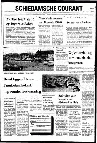 Rotterdamsch Nieuwsblad / Schiedamsche Courant / Rotterdams Dagblad / Waterweg / Algemeen Dagblad 1971-02-27