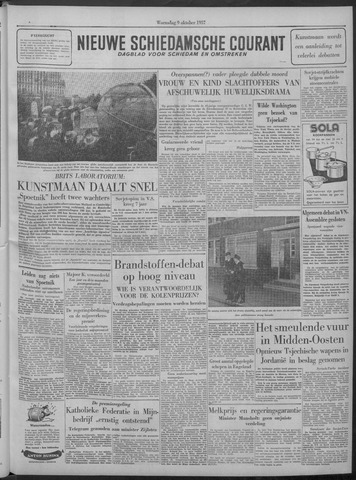 Nieuwe Schiedamsche Courant 1957-10-09