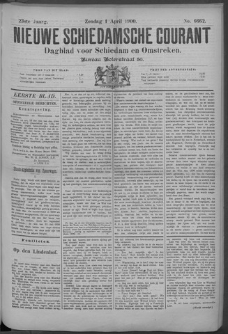 Nieuwe Schiedamsche Courant 1900-04-01
