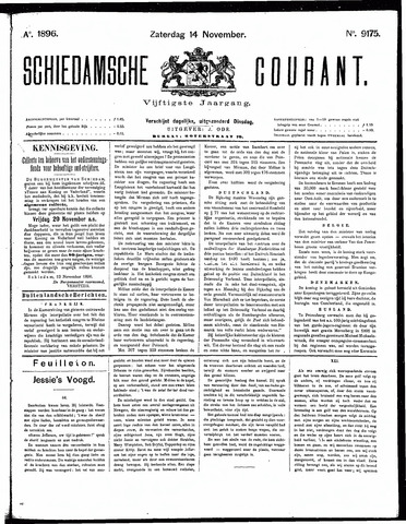 Schiedamsche Courant 1896-11-14