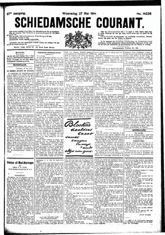 Schiedamsche Courant 1914-05-27