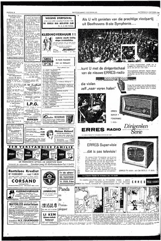 Rotterdamsch Nieuwsblad / Schiedamsche Courant / Rotterdams Dagblad / Waterweg / Algemeen Dagblad 1958-10-04