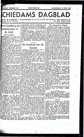 Schiedamsch Dagblad 1944-11-23