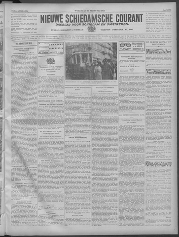 Nieuwe Schiedamsche Courant 1934-02-14