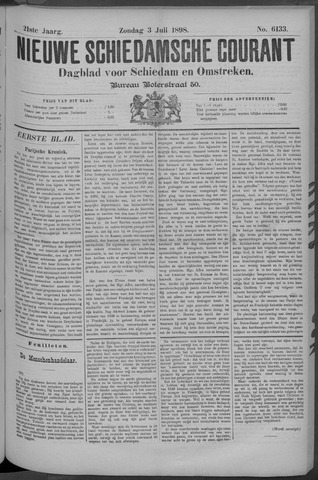Nieuwe Schiedamsche Courant 1898-07-03