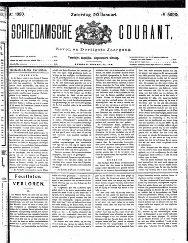 Schiedamsche Courant 1883-01-20