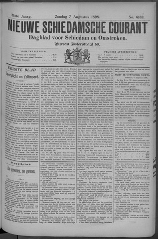 Nieuwe Schiedamsche Courant 1898-08-07