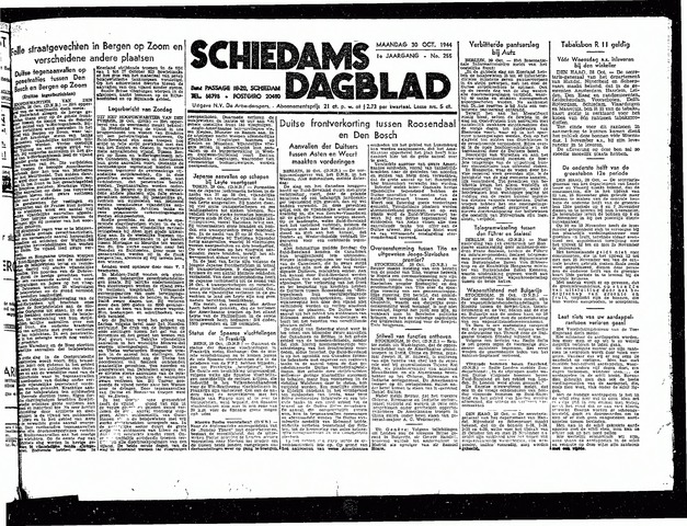 Schiedamsch Dagblad 1944-10-30