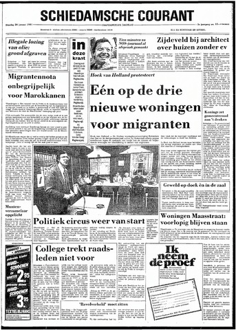 Rotterdamsch Nieuwsblad / Schiedamsche Courant / Rotterdams Dagblad / Waterweg / Algemeen Dagblad 1981-01-20