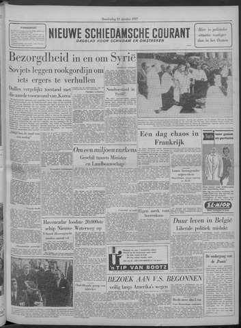 Nieuwe Schiedamsche Courant 1957-10-17