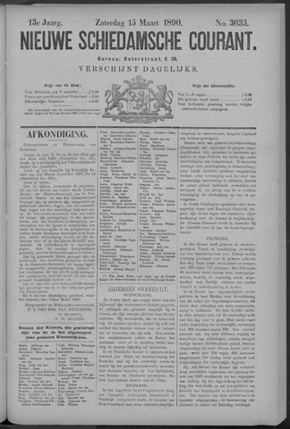 Nieuwe Schiedamsche Courant 1890-03-15