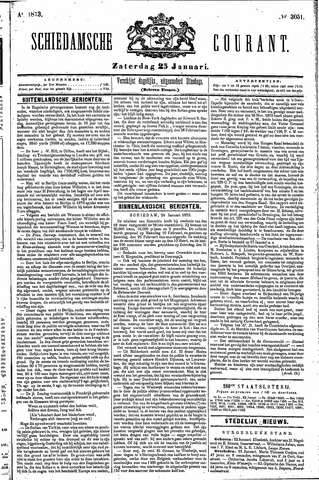 Schiedamsche Courant 1873-01-25