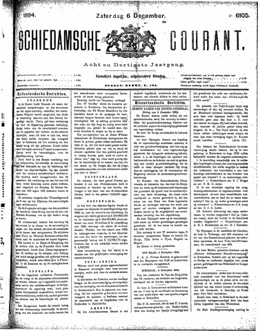 Schiedamsche Courant 1884-12-06