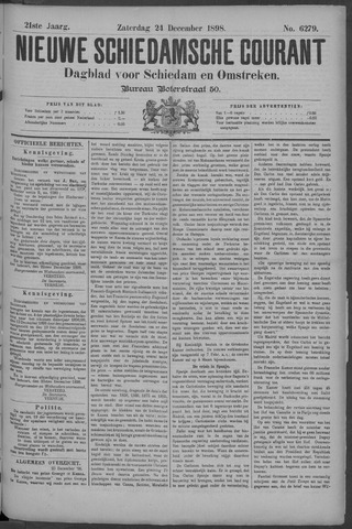 Nieuwe Schiedamsche Courant 1898-12-24