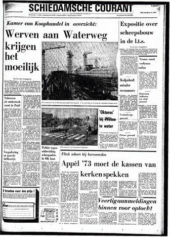 Rotterdamsch Nieuwsblad / Schiedamsche Courant / Rotterdams Dagblad / Waterweg / Algemeen Dagblad 1973-01-18