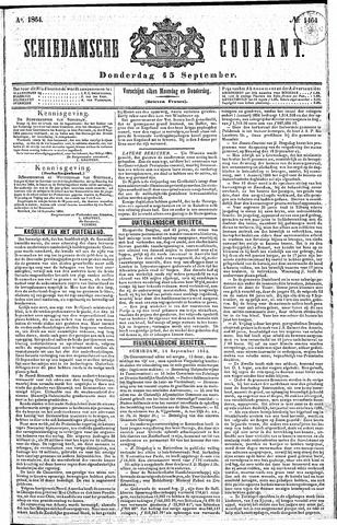 Schiedamsche Courant 1864-09-15