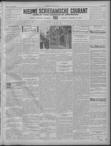 Nieuwe Schiedamsche Courant 1934-07-24