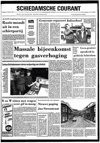 Rotterdamsch Nieuwsblad / Schiedamsche Courant / Rotterdams Dagblad / Waterweg / Algemeen Dagblad 1981-02-09