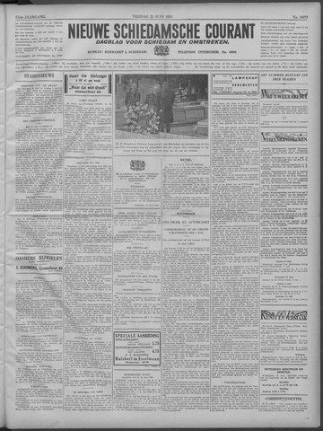 Nieuwe Schiedamsche Courant 1934-06-22