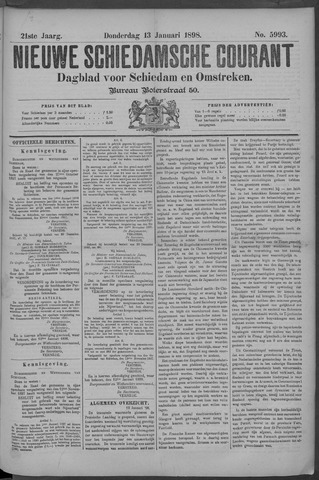 Nieuwe Schiedamsche Courant 1898-01-13