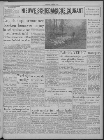 Nieuwe Schiedamsche Courant 1957-03-23