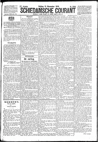 Schiedamsche Courant 1918-11-15