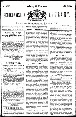 Schiedamsche Courant 1878-02-22